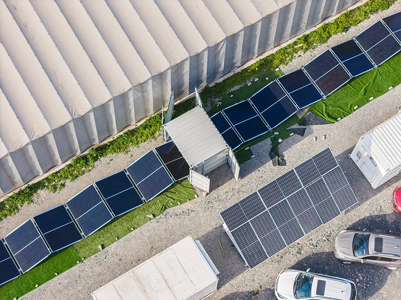 LZY-MSC1 solar container and fold solar panel